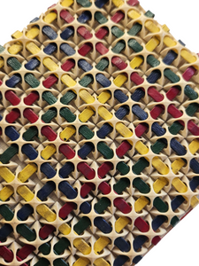 1940s Rare Multicoloured Plasticflex Clutch Bag