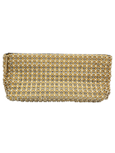 Load image into Gallery viewer, 1940s Rare Pale Yellow and Cream Plasticflex Clutch Bag
