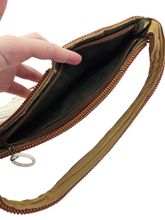 Load image into Gallery viewer, 1940s Rare Brown and White Telephone Cord Bag
