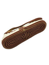 Load image into Gallery viewer, 1940s Rare Brown and White Telephone Cord Bag
