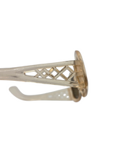 Load image into Gallery viewer, 1940s Yellow Lattice Sunglasses
