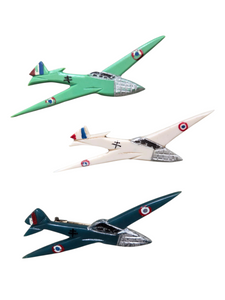1940s Rare Galalith World War Two Plane Brooch Set