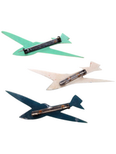 Load image into Gallery viewer, 1940s Rare Galalith World War Two Plane Brooch Set
