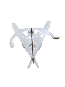 1940s World War Two US Sword Celluloid Brooch
