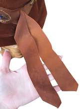 Load image into Gallery viewer, 1940s Huge Cinnamon Brown Velvet Jewelled Halo Hat
