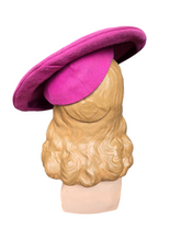 Load image into Gallery viewer, 1940s/1950s Bright Pink Halo Hat
