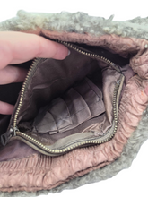 Load image into Gallery viewer, 1940s Grey Astrakhan Fur Muff
