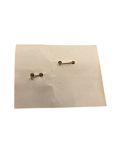 1940s World War Two Plane and Flag Brooch