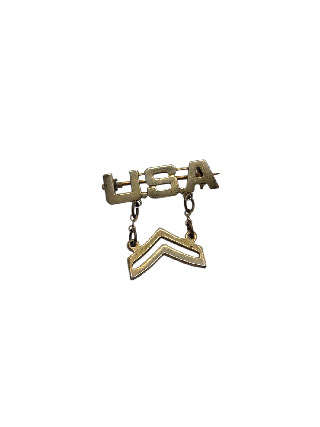 1940s World War Two US Rank Brooch