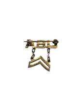 Load image into Gallery viewer, 1940s World War Two US Rank Brooch
