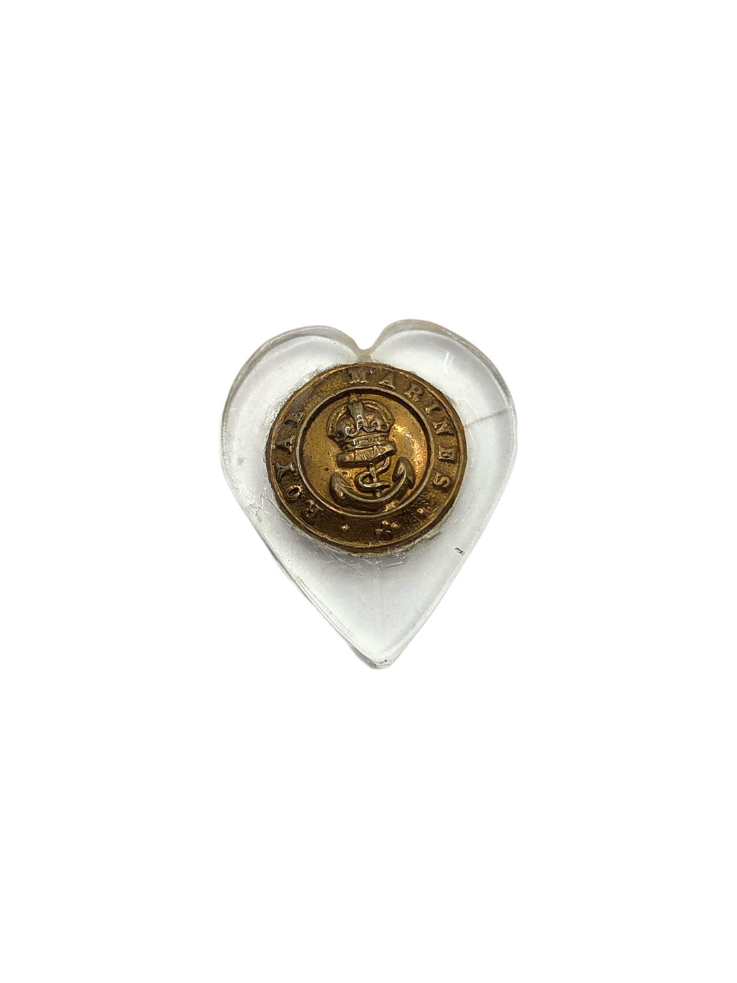 1940s World War Two Royal Marines Sweetheart Drop/Pendant