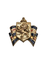 Load image into Gallery viewer, 1940s British Was Relief Coat of Arms Badge Pin
