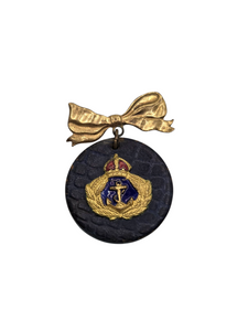 1940s World War Two Royal Navy Sweetheart Brooch