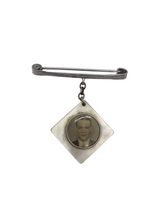Load image into Gallery viewer, 1940s World War Two Photo Sweetheart Brooch
