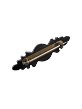 Load image into Gallery viewer, Edwardian Jet? Bar Brooch
