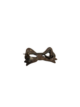Load image into Gallery viewer, 1940s Small Enamel White Bow Brooch
