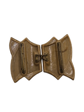 Load image into Gallery viewer, 1930s Art Deco Beige Glass Buckle
