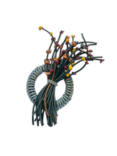 Load image into Gallery viewer, 1940s Duck Egg Blue Wirework Brooch
