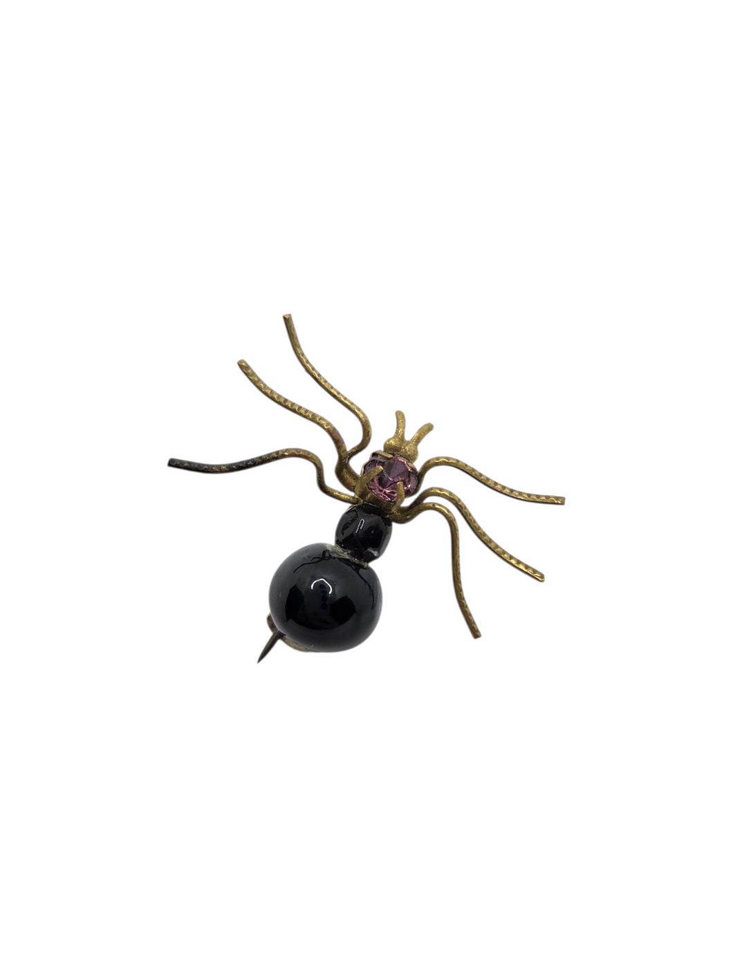 1930s Art Deco Purple Spider/Bug Brooch