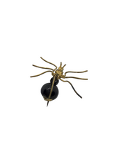 Load image into Gallery viewer, 1930s Art Deco Purple Spider/Bug Brooch
