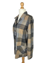Load image into Gallery viewer, 1970s does 1940s Grey/Beige Pendleton Jacket
