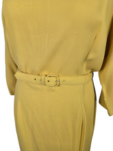 Load image into Gallery viewer, Late 1950s/1960s Yellow Dress

