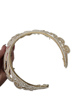 Load image into Gallery viewer, 1940s Rare Beaded Wedding Tiara
