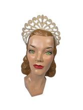 Load image into Gallery viewer, 1940s Rare Beaded Wedding Tiara
