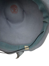 Load image into Gallery viewer, RESERVED FOR AURORA - PLEASE DO NOT BUY 1940S Rare Dusky Blue Fedora Hat With Feathers
