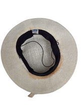 Load image into Gallery viewer, 1940s Off White Straw/Raffia Tilt Hat
