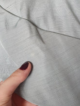 Load image into Gallery viewer, 1940s Pale Blue Silk Suit With Peplum Collar and Raglan Sleeve
