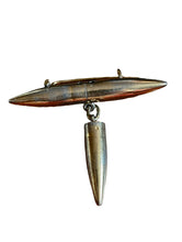 Load image into Gallery viewer, 1940s World War Two Bullet Sweetheart Brooch
