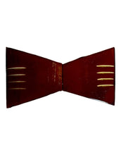 Load image into Gallery viewer, 1940s Chocolate Brown Celluloid Bow Brooch
