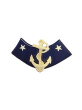 Load image into Gallery viewer, 1940s Celluloid Anchor Brooch
