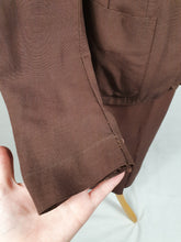 Load image into Gallery viewer, 1940s Chocolate Brown Lightweight Gabardine Suit
