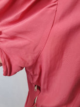 Load image into Gallery viewer, 1940s Bubblegum Pink Dress With Front Ruching
