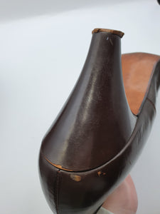 1940s Chocolate Brown Court Shoes