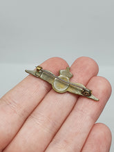 Load image into Gallery viewer, 1940s World War Two Gold Tone RAF Sweetheart Brooch
