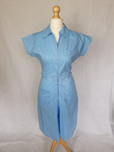 Load image into Gallery viewer, 1940s RARE Homemade Pale Blue Zip Front Jumpsuit
