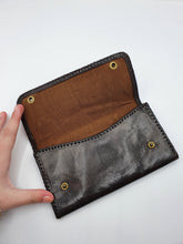 Load image into Gallery viewer, 1930s Brown Leather Small Fish Clutch Bag
