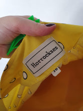 Load image into Gallery viewer, 1950s Rare Horrockses Yellow, Black and White Spotty Print Dress
