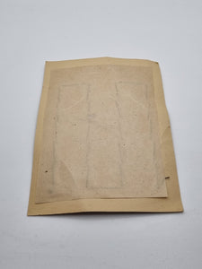 1940s Deadstock Toffee Brown Carded Buttons