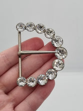 Load image into Gallery viewer, 1930s Art Deco Chunky Glass Buckle
