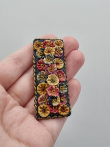 1940s Make Do and Mend Flower Brooch