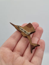 Load image into Gallery viewer, 1940s Carved Wood Swordffish Brooch

