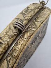 Load image into Gallery viewer, 1940s Mock Snakeskin Box Bag
