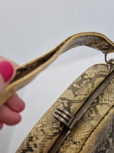 Load image into Gallery viewer, 1940s Mock Snakeskin Box Bag
