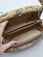 Load image into Gallery viewer, 1940s Mock Snakeskin Box Bag
