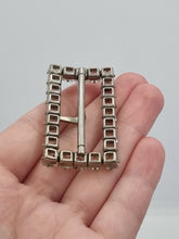 Load image into Gallery viewer, 1930s Deco Czech Openback Glass Buckle
