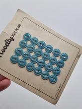 Load image into Gallery viewer, 1940s Deadstock Small Pale Blue Carded Buttons
